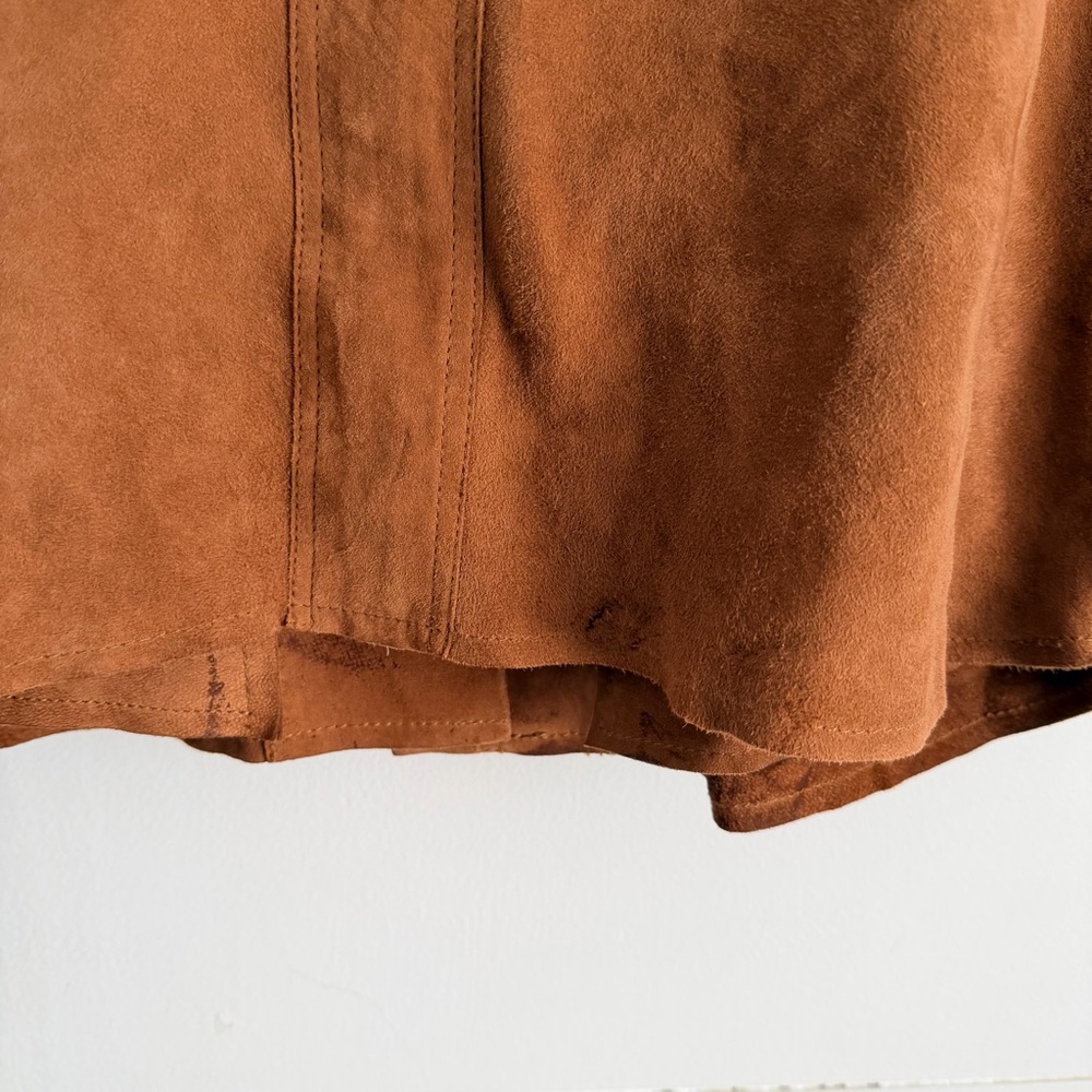 Sezane Will Jacket - Camel Suede - image 5